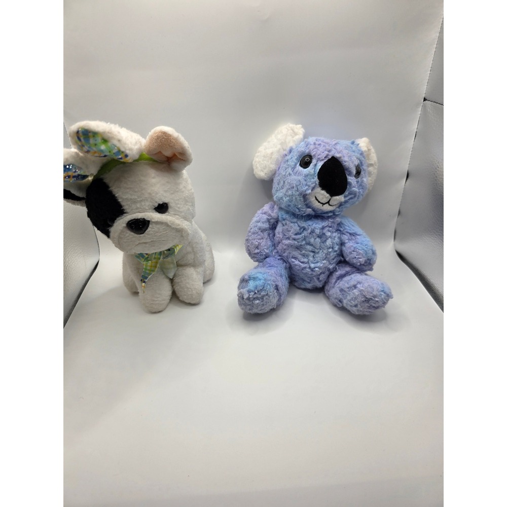 Walmart Plush Lot Puppy Koala White Purple Bunny Ears 6x8in